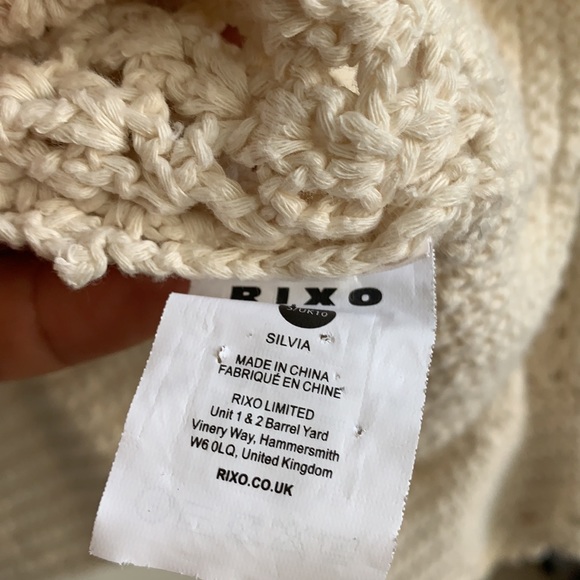 Rixo Silvia Frill Crochet Top - Picture 10 of 11